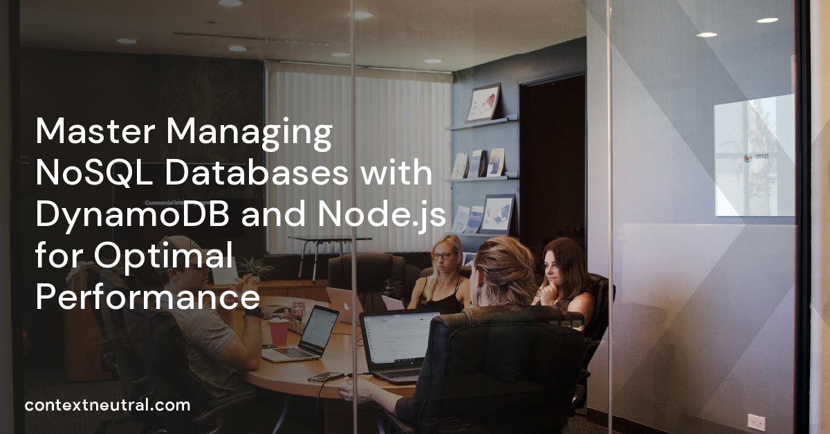 Master Managing NoSQL Databases with DynamoDB and Node.js for Optimal Performance